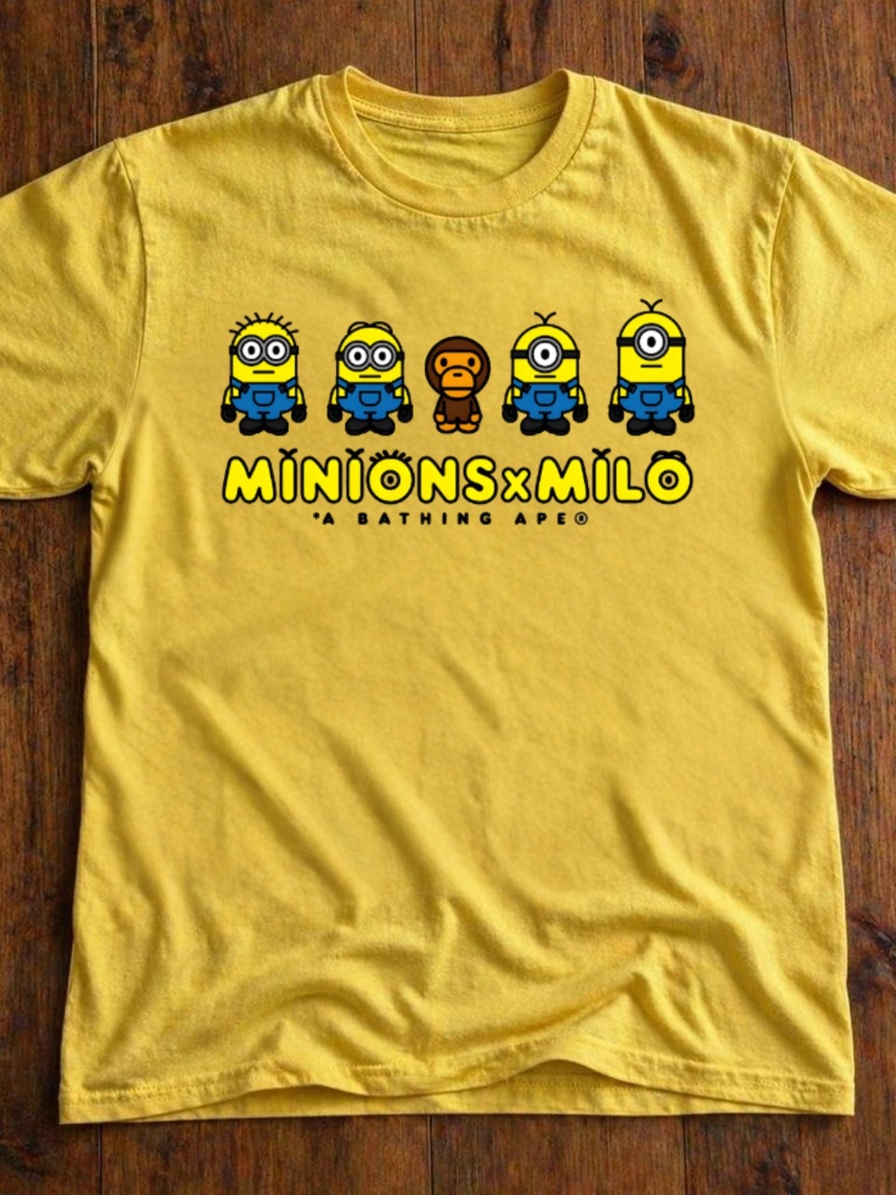 Gildan Yellow Minions x Milo Graphic Long Sleeve Tee